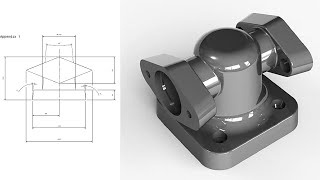 ✅💯✅ Timelapse # 79 : Inside Core Tee Fitting in Catia