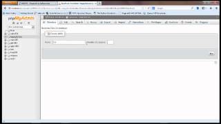 Make a Database and Table with PHPMyAdmin