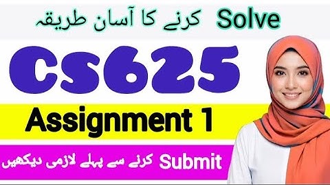 CS625 ASSIGNMENT 1 FALL 2025 ||CS625 SOLUTION 2025|| #cs625