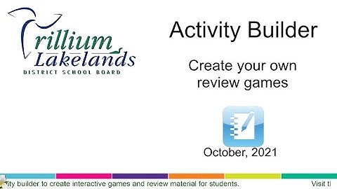 SMART Notebook - Activity Builder