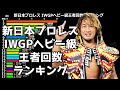 【新日本プロレス】IWGPヘビー級王者回数ランキング