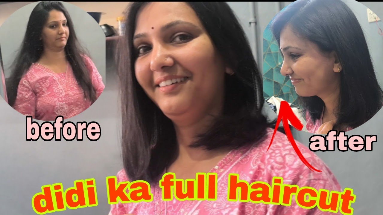 Didi Hui apne hair se bhut khus🧿❤️