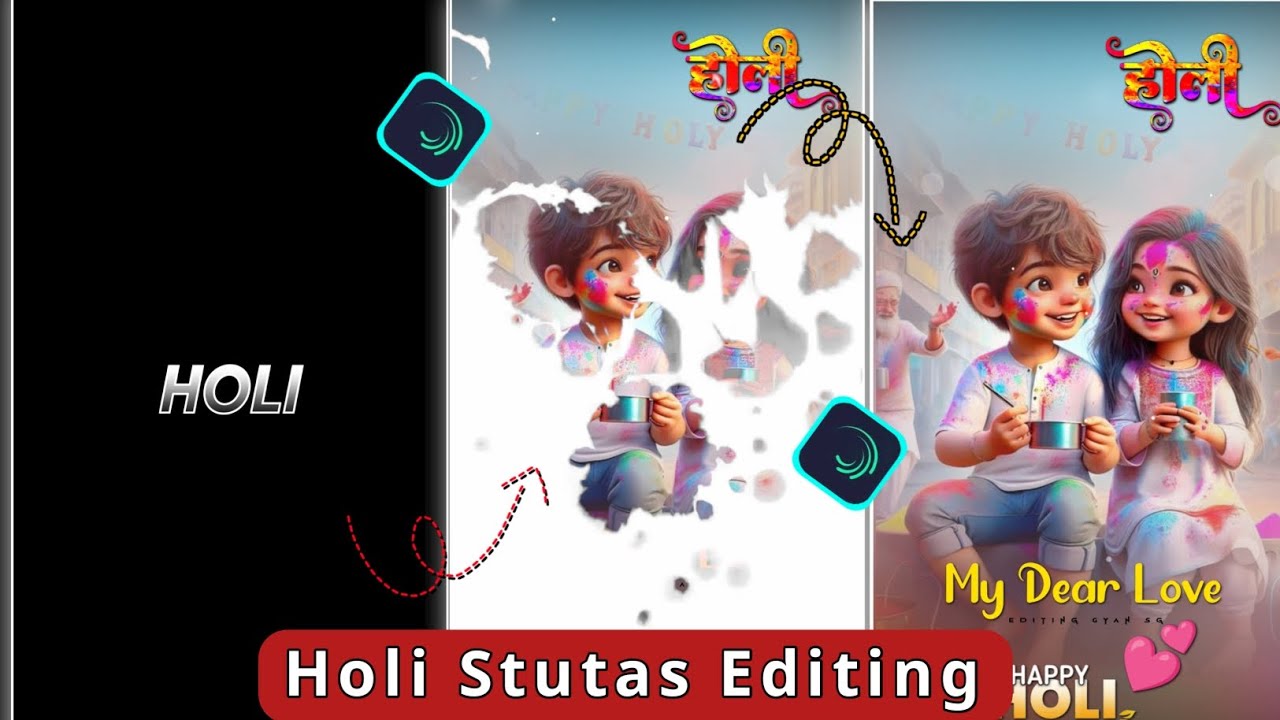 Instagram Trending Holi Video Editing Alight Motion  | Alight Motion Video Editing
