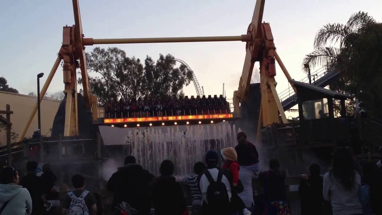 FireFall Ride at CA's Great America Theme Park - YouTube