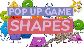 Pop Up Words Little Kids Shapes English Game For Kids