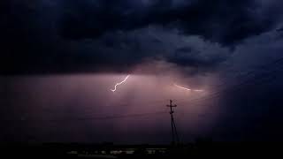 Lightning Strike During A Thunderstorm In Siberia