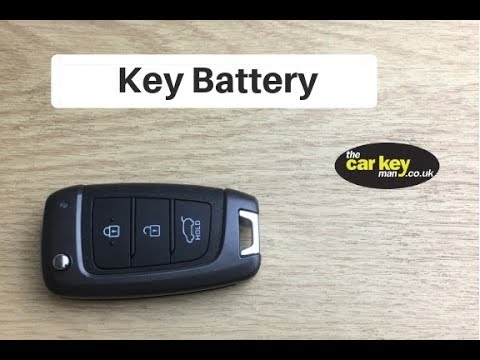 Hyundai i30 Accent 2018 Key Battery HOW TO Change - YouTube