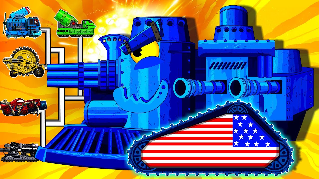 CRAWLER ARMORED TRAINS Vs Monster Truck ! Spiderman truck, Monster max