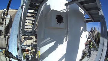 Construction of the LEILAC Pilot plant at the HeidelbergCement plant in Lixhe, Belgium