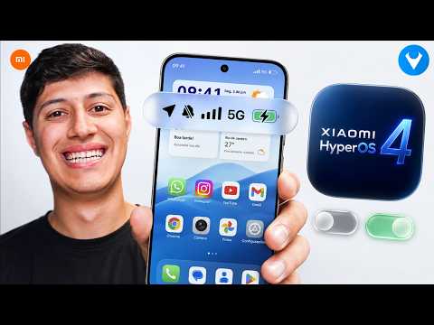 Apple didn't see this coming LOL! XIAOMI HYPEROS 4 with Liquid Glass!