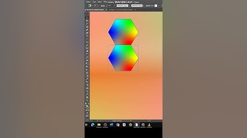 🎨 How to Create a Stunning Hexagon Gradient Design in Adobe Illustrator | Geometric Art Tutorial 🖌️✨