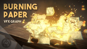The Burning Paper Effect in Unity VFX Graph