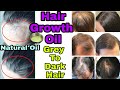 Hair Growth Oil Grey To Black Hair,Hair Oil for Fast Hair Regrowth Thick voluminous hair Post birth