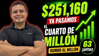 Rumbo al Millón: Capítulo 63 | PORTAFOLIO PÚBLICO SUPERA LOS $250,000 #dinero