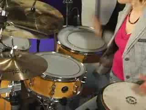 Female Drummer- Dale Anne Brendon: Drum Solo (complete)