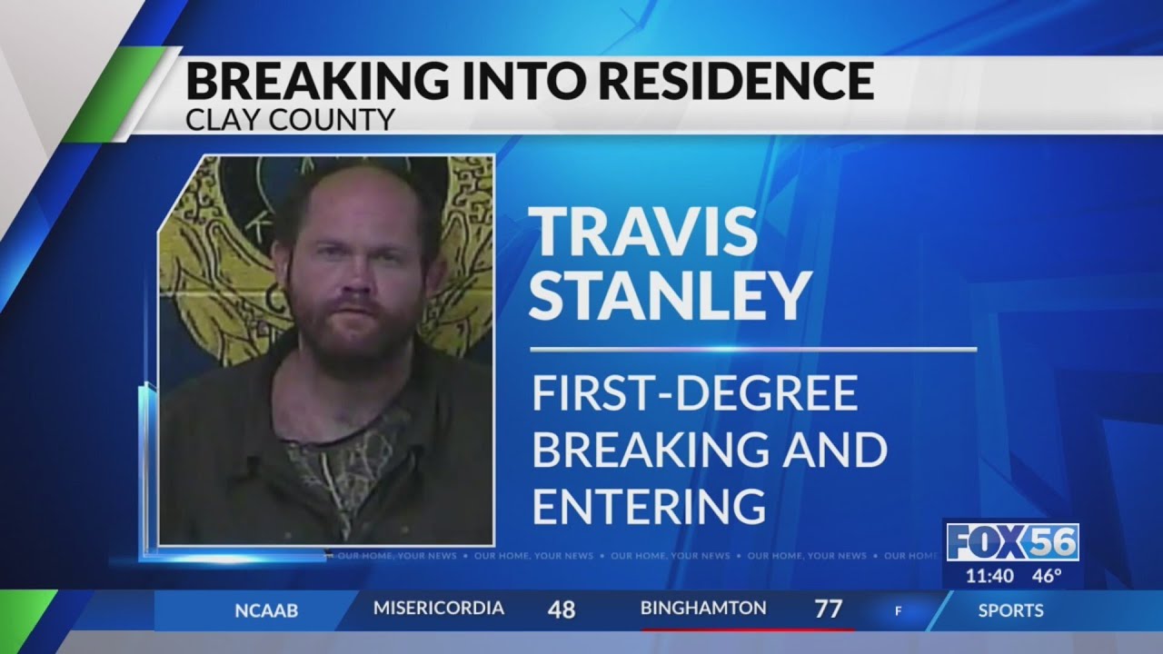 Man found lying on couch after allegedly breaking into Clay County ...