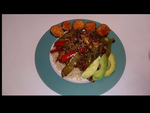 Mommy and Me Cooking Series! Veggie Stir Fry w/ Kennedy's Smoked Paprika Fried Eggplant