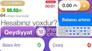 Online Loto Qeydiyyatdan keçmək / Balansdan pul çıxartmaq !