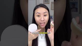 Jangan pake cushion kayak gini lagi! Karena hasilnya bakal keliatan dempul
