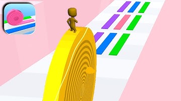 Layers Roll 3D - #Shorts #Gameplay #Mobilegame All Levels Walkthrough (Level 1-2)