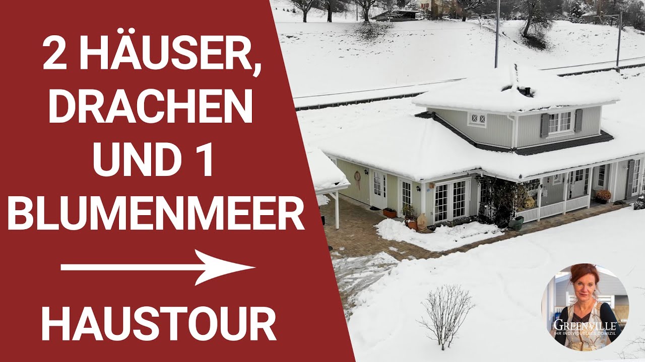 2 Greenville Häuser mit Sauna, Orangerie, Drachen Werkstatt & mehr