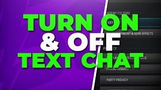 How to Turn On or Off Text Chat in Warzone - Hide Chat