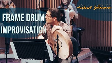 Viola and frame drum improvisation by Oene van Geel and Modar Salama at UD Festival 2020 Amsterdam