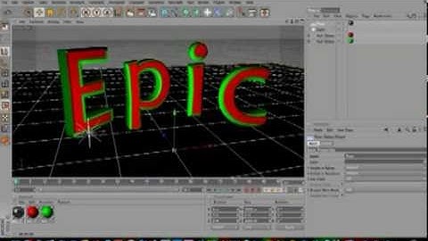 Awesome 3D Text Background Cinema 4D Tutorial