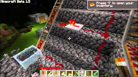 Beta 1.5 - Automatic Minecart Station only with powered rails.