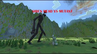 Mutant Creatures Vs Siren Head in Minecraft Pe addon screenshot 4