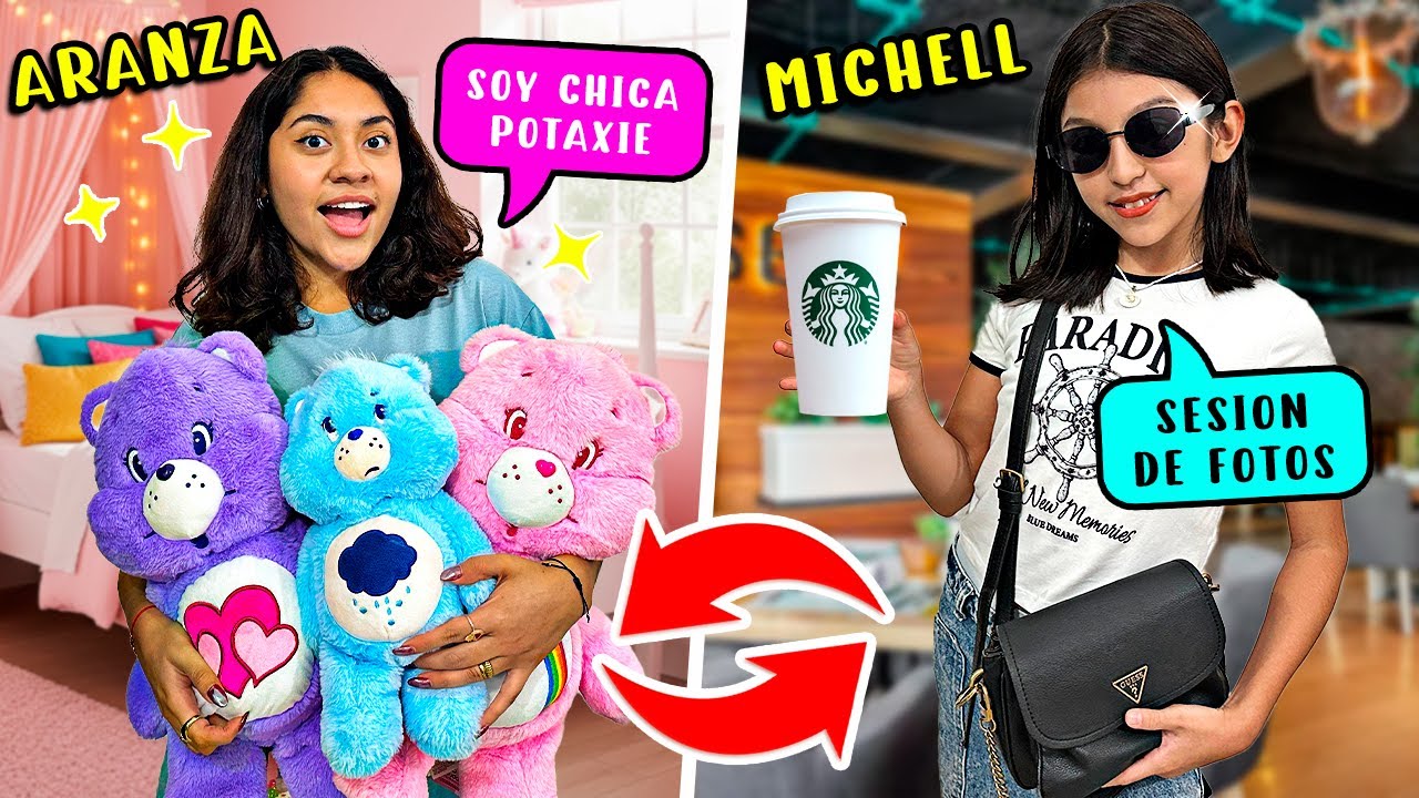 CAMBIO DE CUERPOS CON MI SOBRINA 😅| Michell Merlin