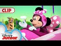 Minnie&#39;s Car gets a Mod 🎀🚘 | Mickey Mouse Funhouse | @disneyjunior​