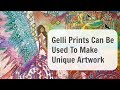 How I use my Gelli prints to make large collage pieces of artwork