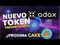 Cardano ADA🚀 NUEVO Token ADAX con potencial ¿el PANCAKESWAP de CARDANO? PREVENTA AHORA🤑 COMO COMPRAR