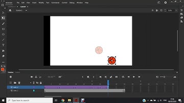 Membuat Animasi Bola Memantul dengan Teknik Classic Tween Adobe Animated