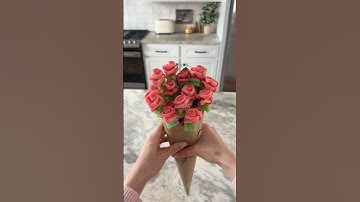 Candy Rose Bouquet for Valentine’s! 🌹#valentinesday #diy
