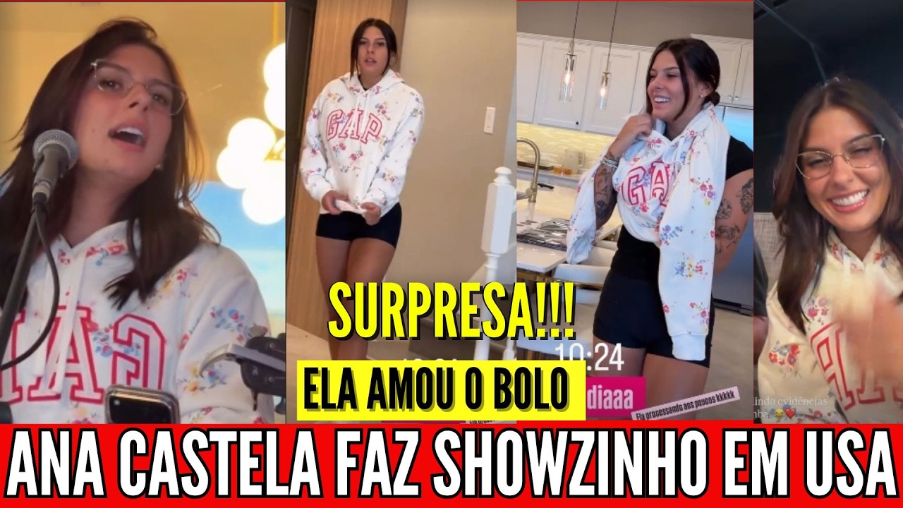 ANA CASTELA FAZ SHOWZINHO NOS ESTADO UNIDOS, DUDA, VETUCH SE AVENTURAM NO PARQUE