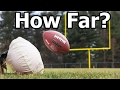 How FAR can an Airbag Launch a Football?!