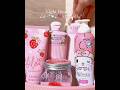 pinky night routine ✨️🎀🌷 #skincare #aestheic #nighttimeskincareroutine #dailyvlog #viral #fyp #usa
