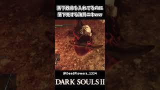 落下致命を入れてるのに落下死する海外ニキww【ダークソウル2】