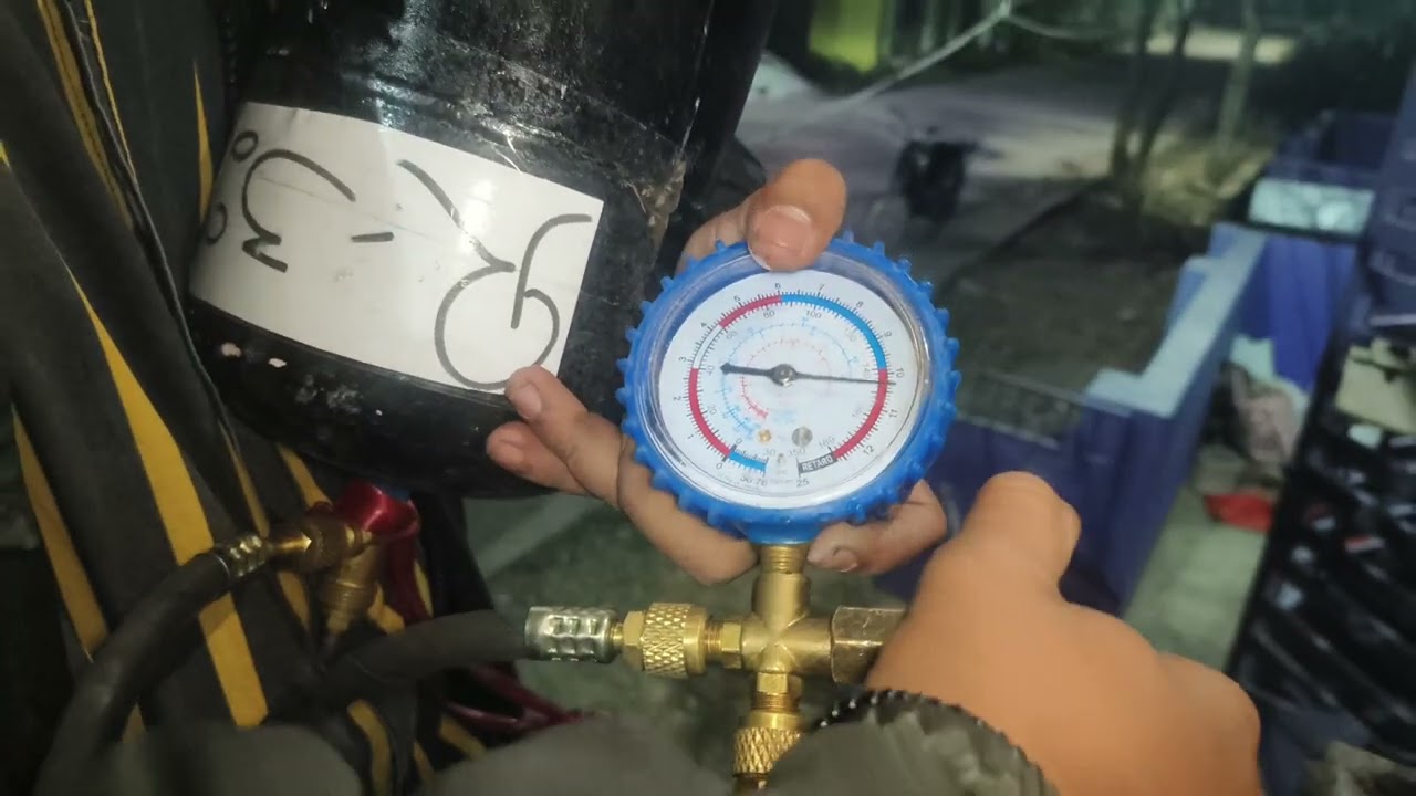 Carear 2 ac lickage find out and gas filling 👍