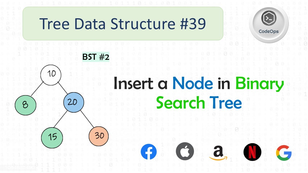 #39 Insert a Node in Binary Search Tree | Data Structures and ...