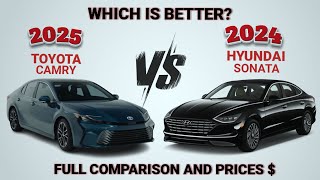 All new 2025 Toyota Camry vs 2023 Hyundai Sonata