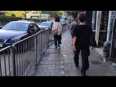 Walking from Yaumatei to Tsimshatsui East (Victoria Harbour) Part 1