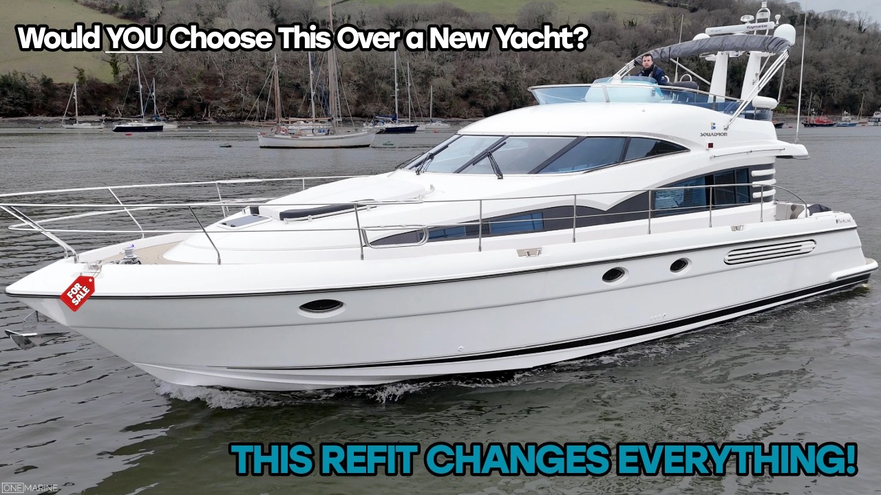 Продается яхта Fairline Squadron 52 — полностью отремонтирована компанией Setag Yachts.