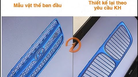 QUY TRÌNH SCAN 3D - THIẾT KẾ NGƯỢC (RE) - IN 3D MẶT CA LĂNG Ô TÔ TẠI THINKSMART