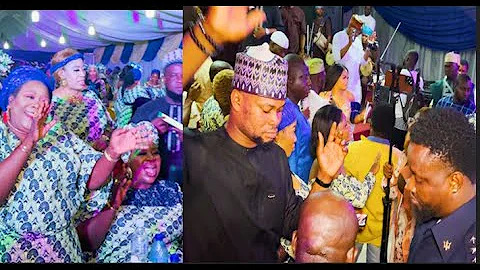 Madam Saje,Mama Ereko, Dance As ,Actor Omo Banke Shower Money On Olotu