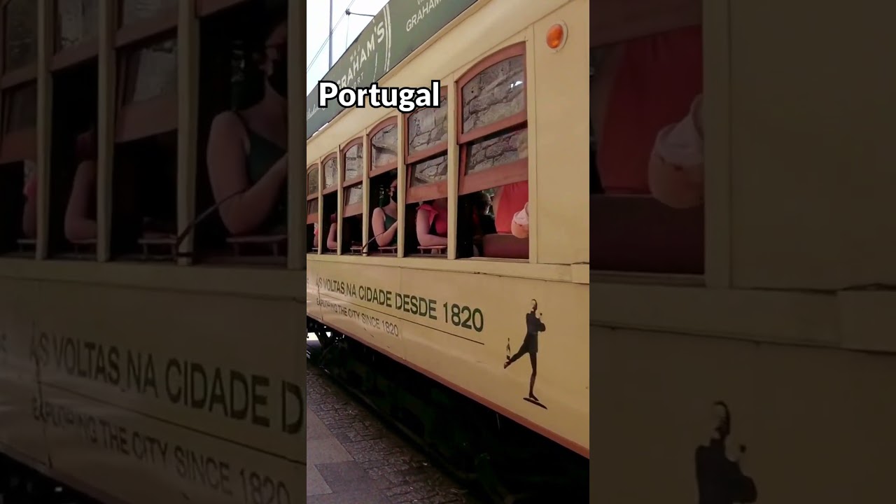 Tram in Porto, Portugal 🇵🇹 #shorts