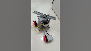Moving RoboCop made by Dhavya Dalal (7 years) #codingforkids #roboticsforkids #electronic #robot