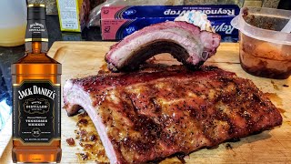 3-2-1 Jack Daniel s Baby Back Pork Ribs Pit Boss Pellet Smoker KC Combo